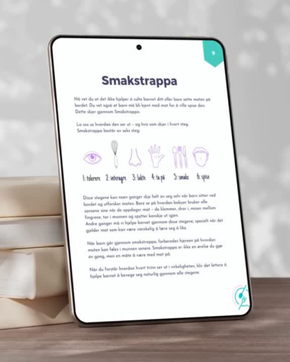 E-bok Smakstrappen - Slik hjelper du barnet ditt å spise mer variert
