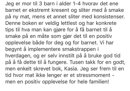 E-bok Smakstrappen - Slik hjelper du barnet ditt å spise mer variert